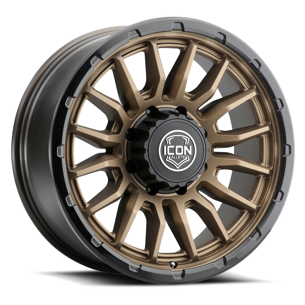 ICON Alloys Cajon 20x9 / 8x180 / 12mm / 5.5in BS Satin Bronze Wheel w/ GB Lip - 8320908955SBGB
