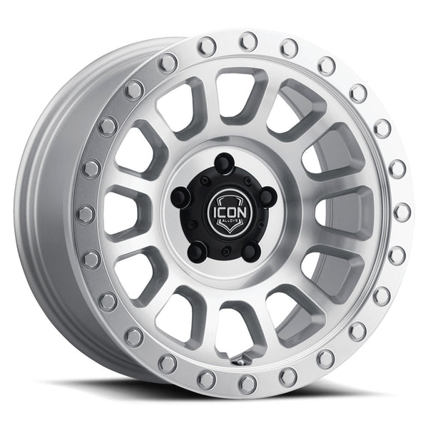 ICON Hulse 18x9 6x135 6mm Offset 5.25in BS Silver Machined - 8018906352SM