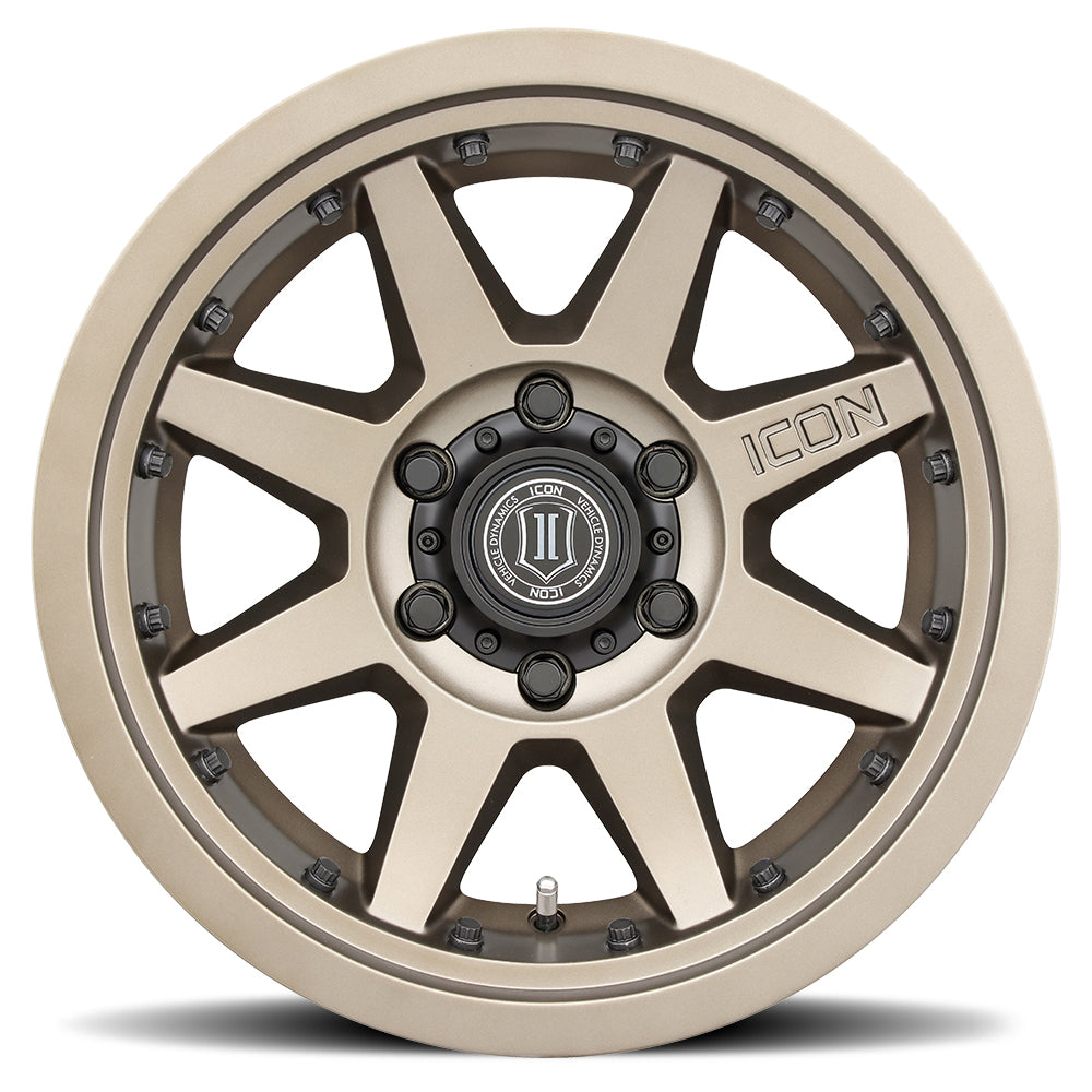 ICON Rebound Pro 17x8.5 6x135 6mm Offset 5in BS 87.1mm Bore Bronze Wheel - 21817856350BR
