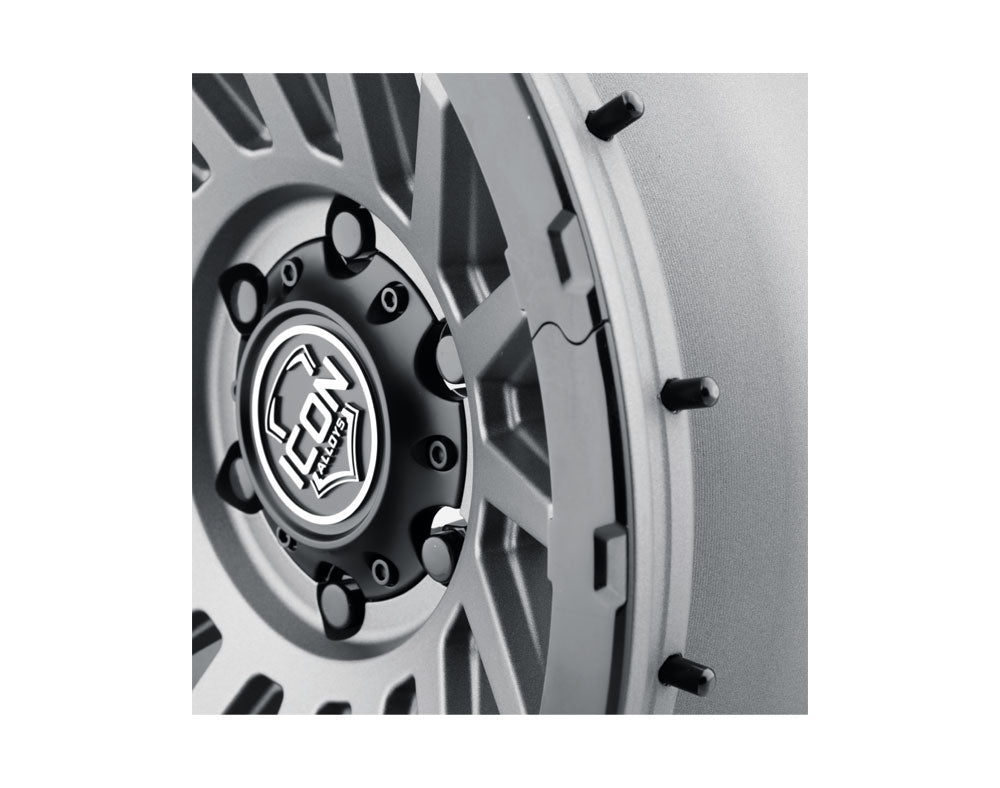 ICON Recon Pro 17x8.5 8 x 170 6mm Offset 5in BS Charcoal Wheel - 23617858150CH