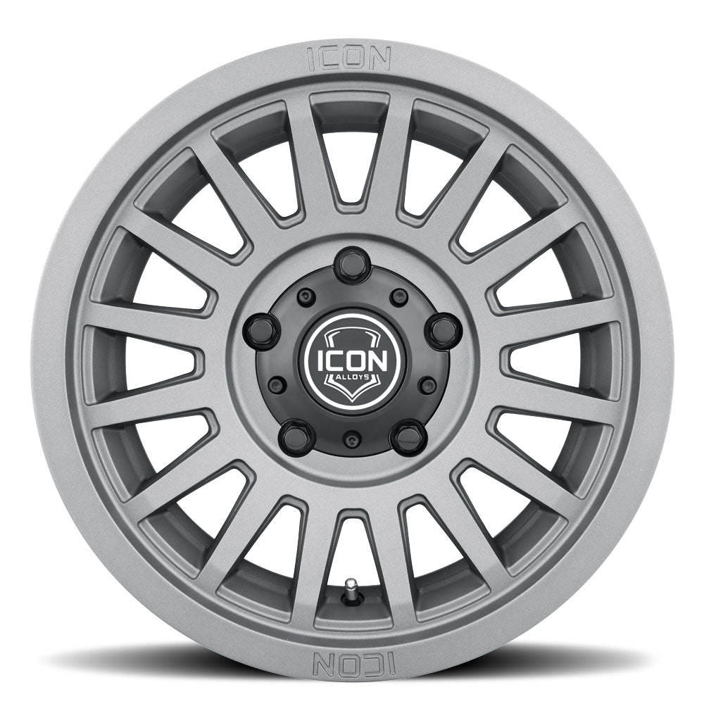 ICON Recon SLX 17x8.5 5x150 25mm Offset 5.75in BS 110.1mm Bore Charcoal Wheel - 3617855557CH