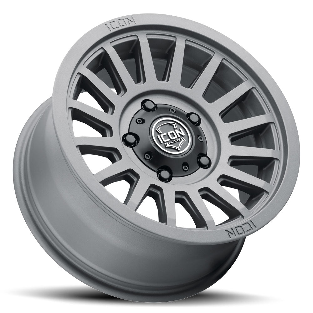 ICON Recon SLX 18x9 6x5.5 BP 40mm Offset 6.6in BS 95.1mm Hub Bore Charcoal Wheel - 3618909066CH