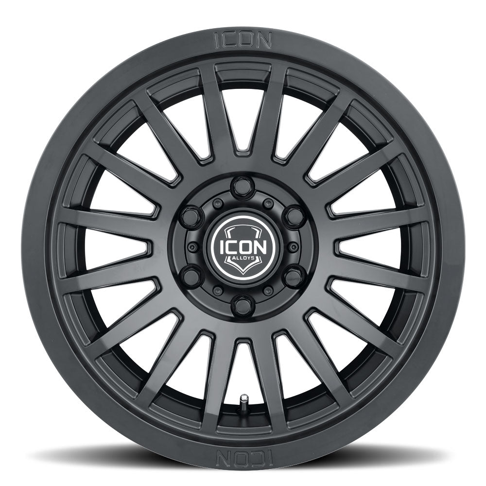 ICON Recon SLX 18x9 6x5.5 BP 25mm Offset 6in BS 95.1mm Hub Bore Satin Black Wheel - 3618909060SB