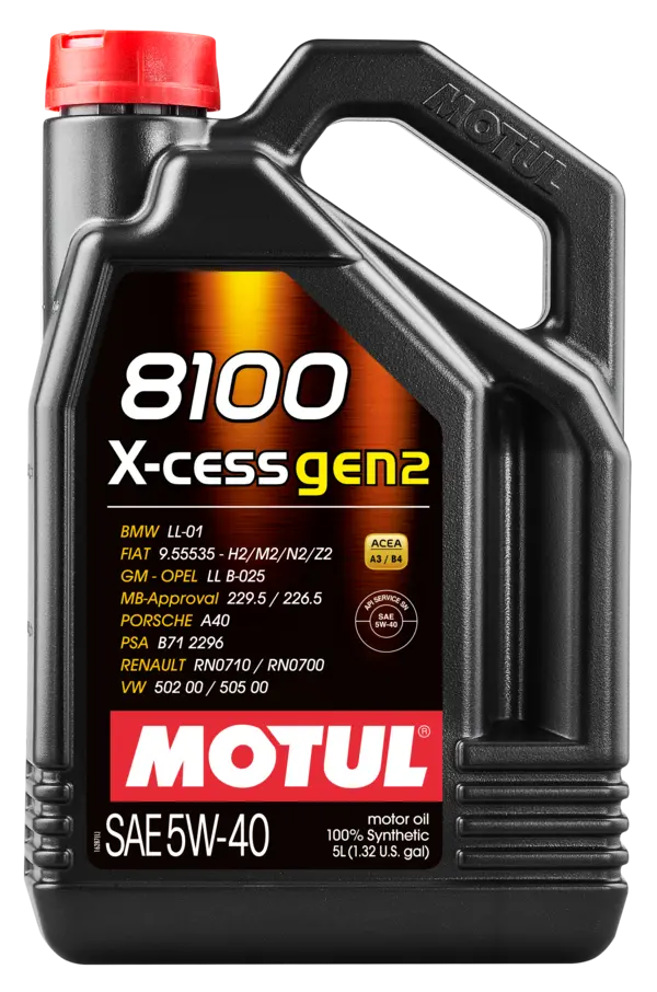 Motul 8100 X-CESS GEN2 5W40 - 5L
