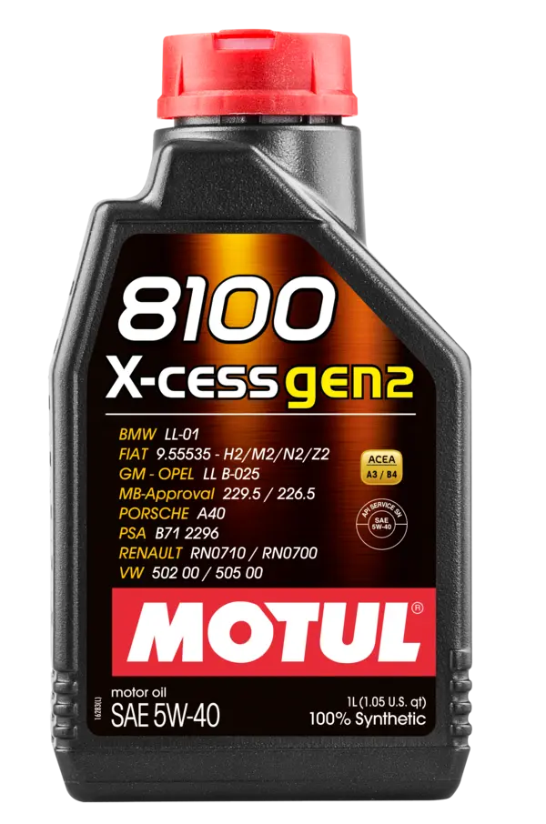 Motul 8100 X-CESS GEN2 5W40 - 1L by Motul Tech