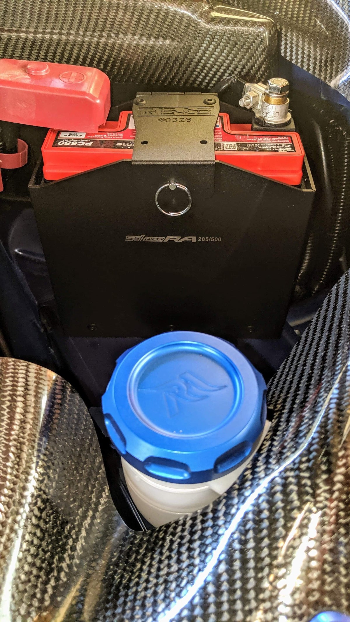 2018 Subaru Type RA Battery Mount Mele Design Firm