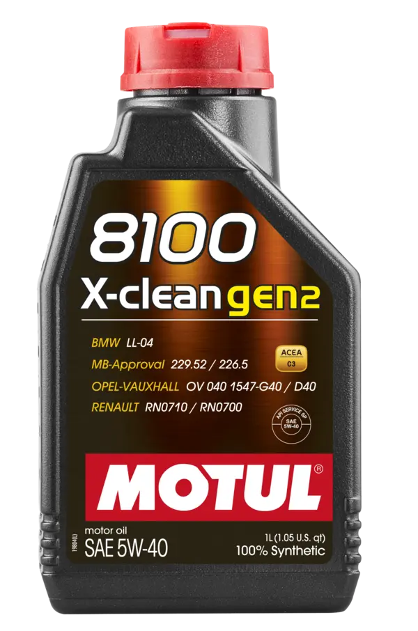 Motul 8100 X-CLEAN Gen 2 5W40 - 1L