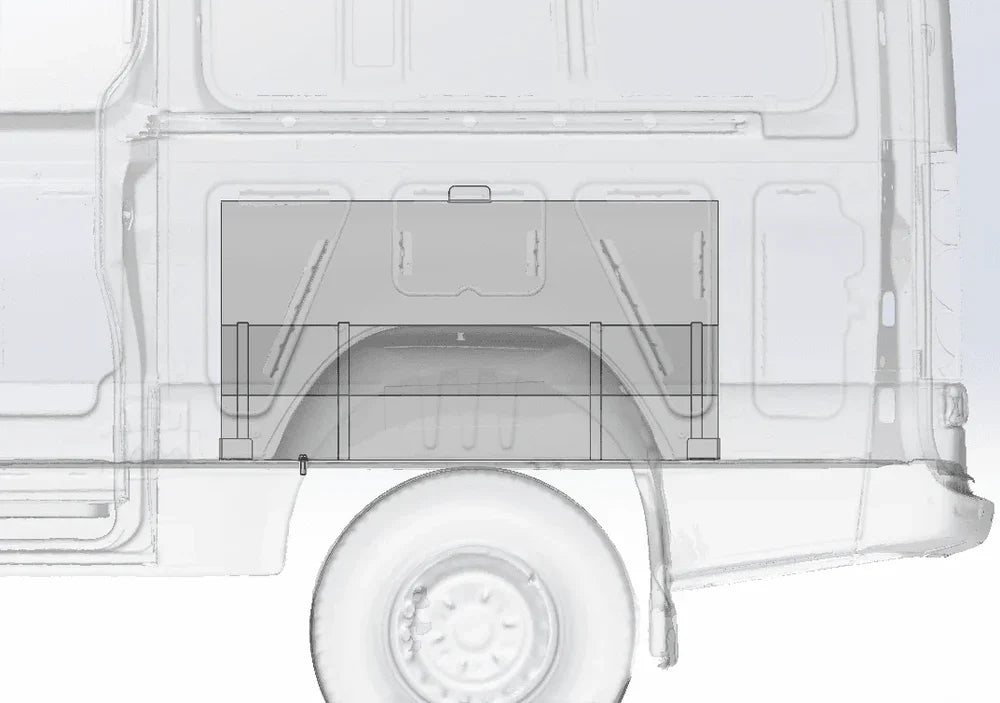 S&B 30 Gallon Wheel Well Water Tank (Both Sides) - 10-3028