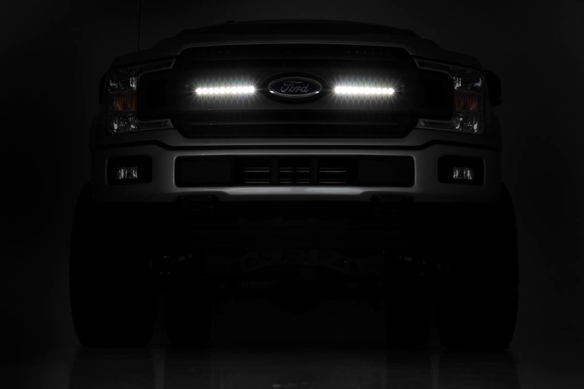 Rough Country - 10 Inch Black Series LED Light Bar - Slim Line- Pair - 70410ABL by Rough Country - alternate view