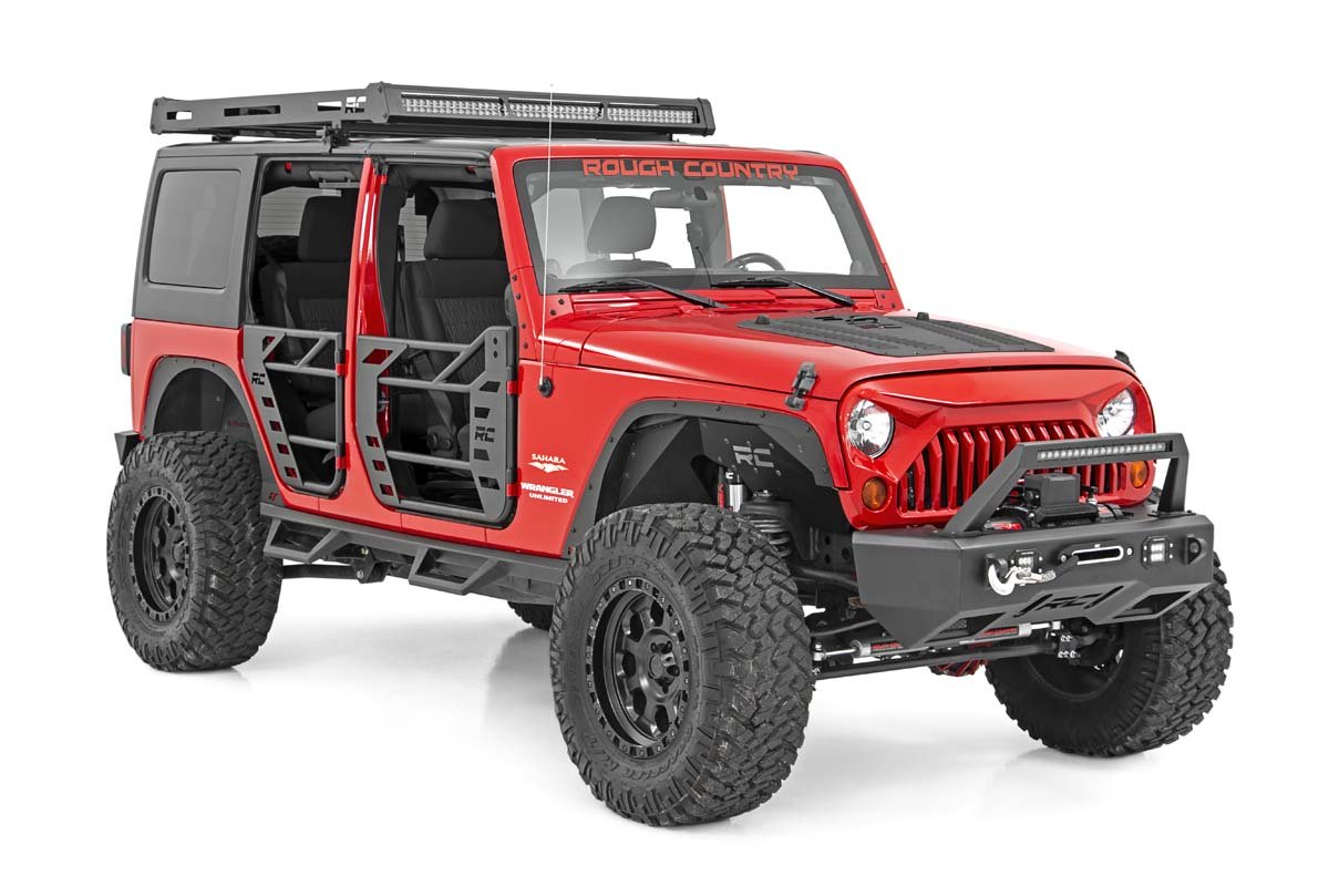 Rough Country - Roof Rack - Jeep Wrangler JK/Wrangler Unlimited  (2007-2018) - 10605 for 2007-2017 Jeep Wrangler - installed 