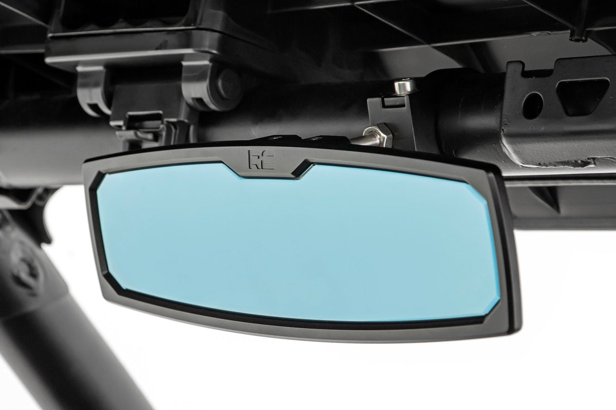 UTV Aluminum Rear View Mirror | Dome Light| 12&quot; | 1.75-2&quot; Mount