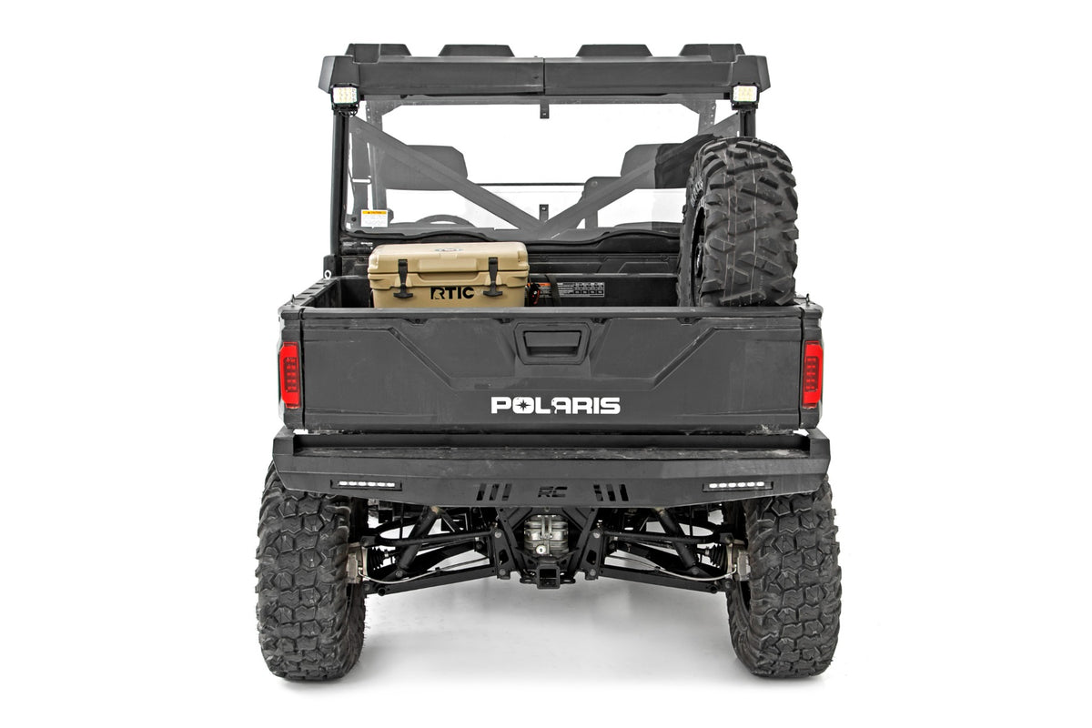 Rough Country - LED Light - RR Cage Mount - 2" Black Spot Pair - Polaris Ranger 1000/Ranger XP 900/1000 - 93143 for 2013-2017