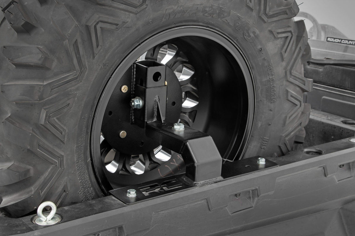 Spare Tire Carrier | Bed Side Mount | Multiple Makes &amp; Models (Can-Am/Polaris)