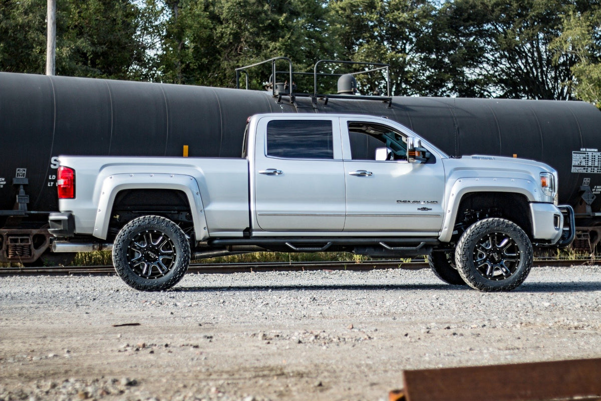 Rough Country - 5 Inch Lift Kit - Torsion Drop - V2 - Chevy/GMC 2500HD/3500HD (11-19) - 10370 by Rough Country - installed vi