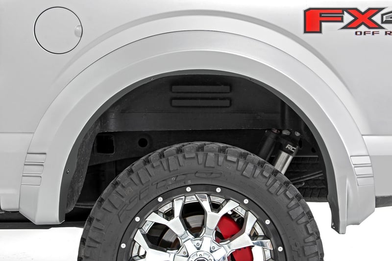 Rough Country - Fender Flares - SF1 - D1 Stone Gray - Ford F-150 2WD/4WD (2018-2020) - F-F318201-D1