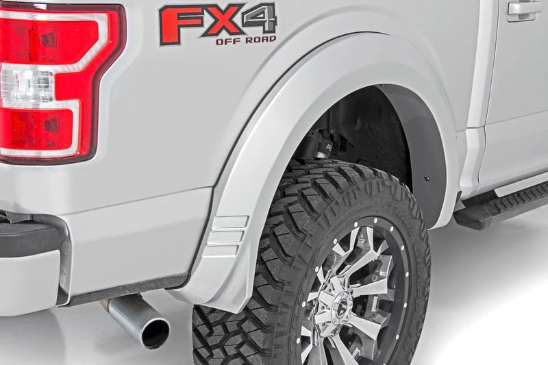 Rough Country - Fender Flares - SF1 - D1 Stone Gray - Ford F-150 2WD/4WD (2018-2020) - F-F318201-D1