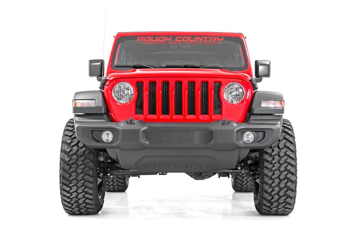 Rough Country - 2.5 Inch Lift Kit - Spacers - Jeep Wrangler JL (21-23)/Wrangler Unlimited (18-23) - 67700 for 2018-2023 Jeep 
