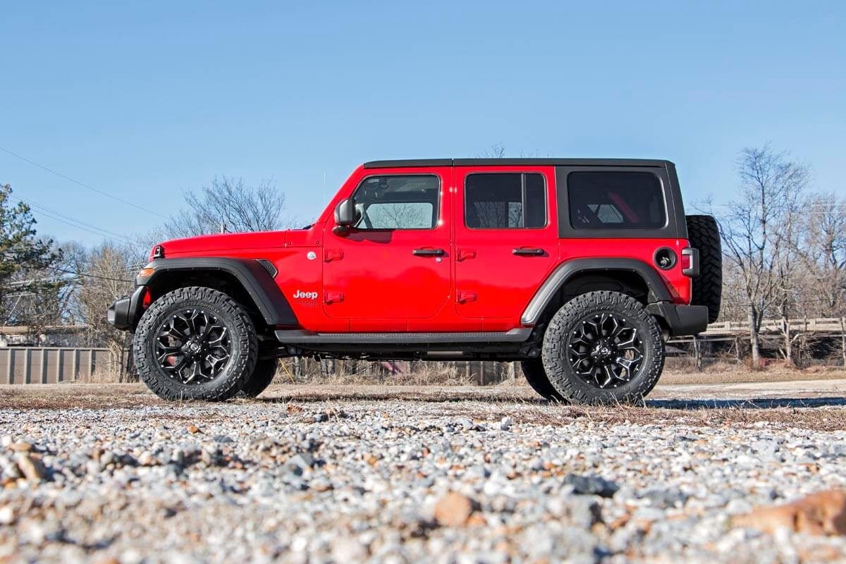 Rough Country - 2.5 Inch Lift Kit - Coils - M1R - Jeep Wrangler JL 4WD (2018-2023) - 91344 for 2018-2023 Jeep Wrangler - inst