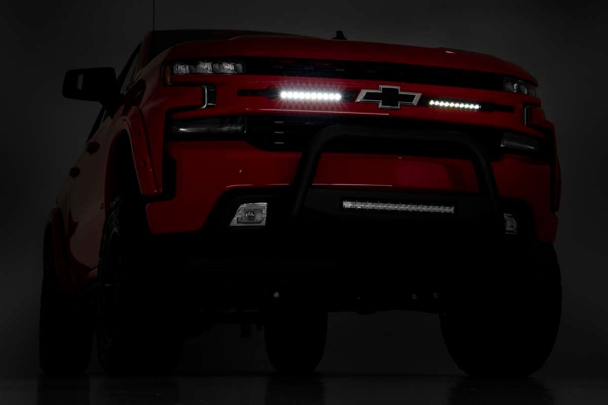 Rough Country - 10 Inch Black Series LED Light Bar - Slim Line- Pair - 70410ABL by Rough Country - close-up