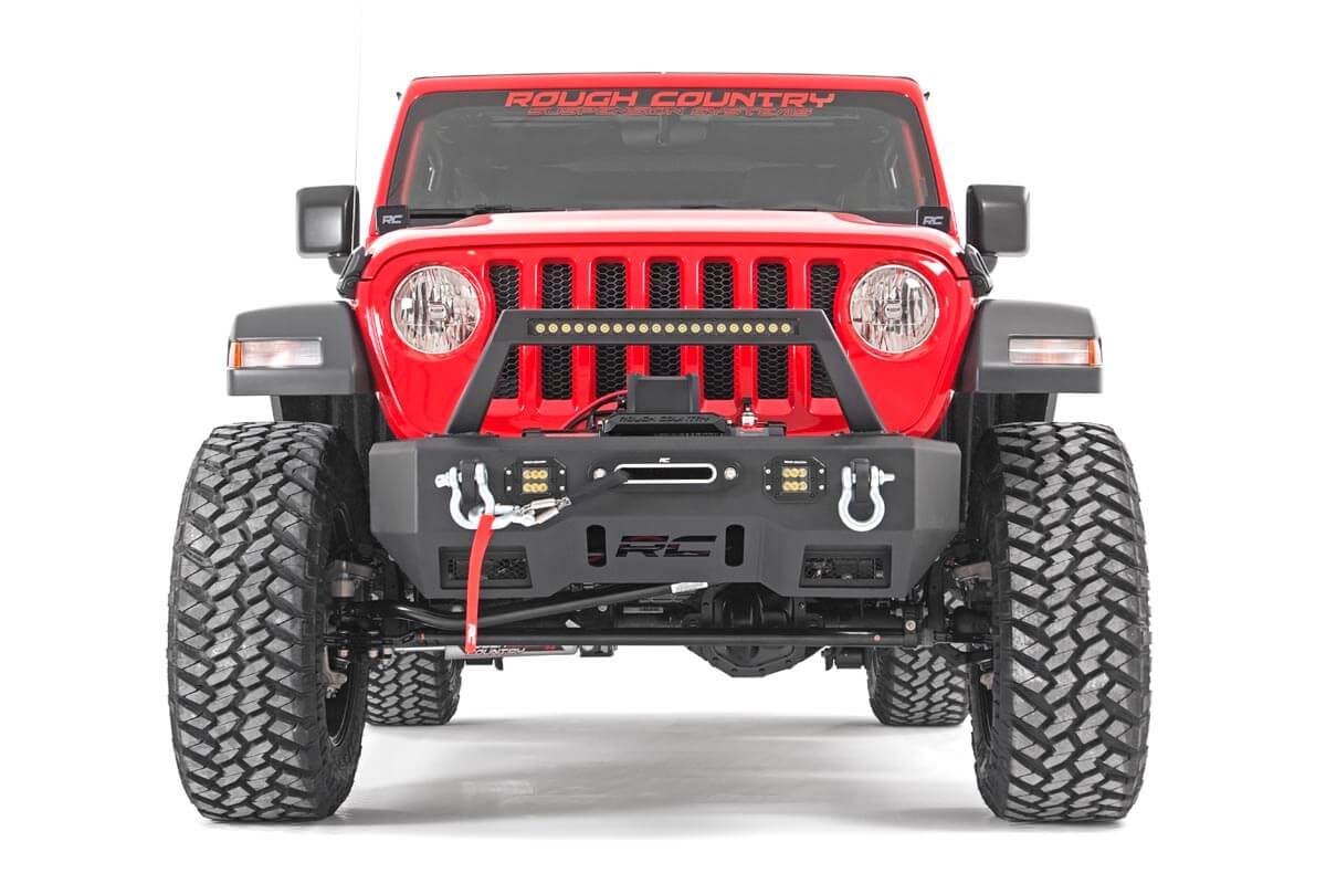 Rough Country - 3.5 Inch Lift Kit - Adj Lower - FR D/S - M1R - Jeep Wrangler Unlimited 4WD (18-23) - 65544 for 2018-2023 Jeep