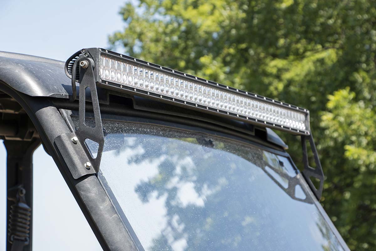 LED Light | Windshield | 50&quot; Black Dual Row | Can-Am Defender HD 5/HD 8/HD 9/HD 10