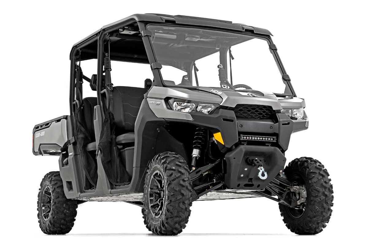 Rough Country - Winch Plate - RS4500S - Can-Am Defender MAX HD10 - 92071 for 2016-2023 Can Am Defender Dps Hd10 - close-up
