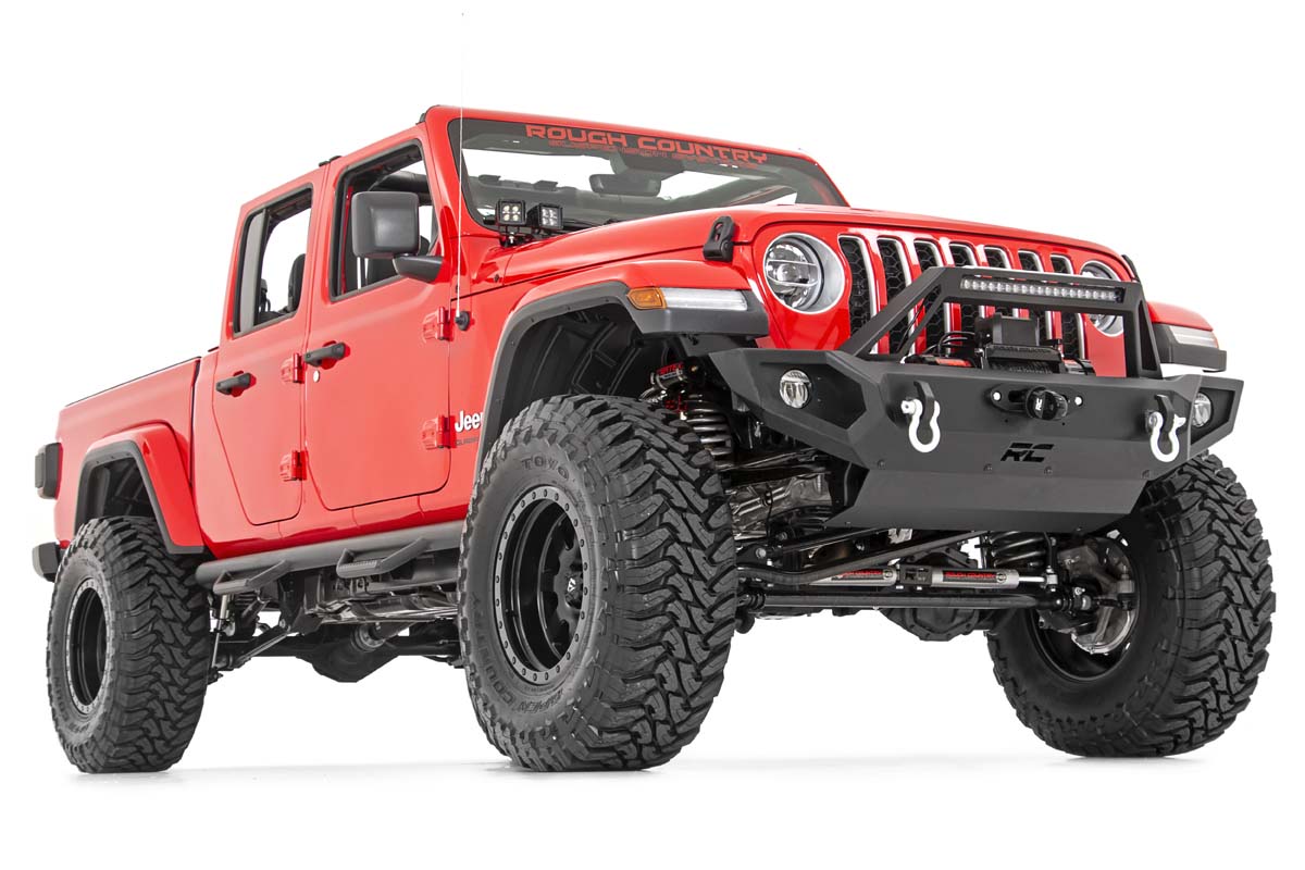 Rough Country - 6 Inch Lift Kit - M1 - Jeep Gladiator JT 4WD (2020-2023) - 91240 for 2020-2023 Jeep Gladiator - angle view