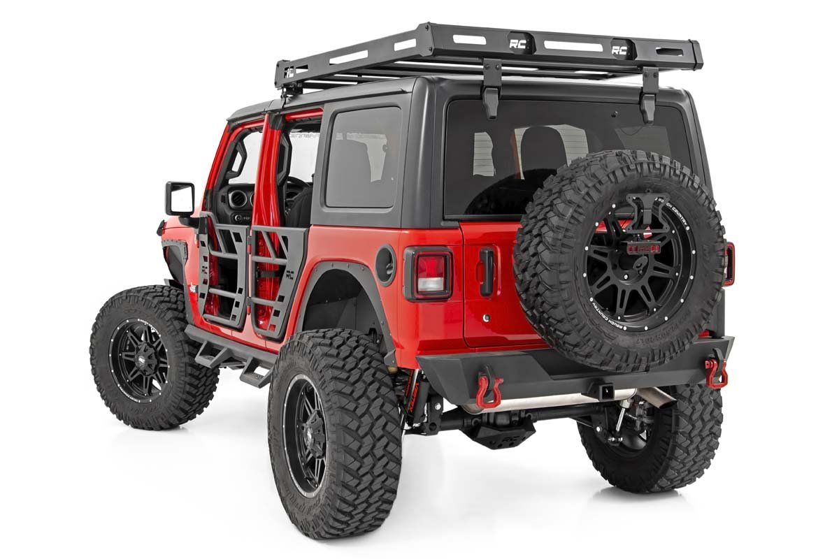 Rough Country - Roof Rack - Jeep Wrangler JL (21-25)/Wrangler Unlimited (18-25) 4WD - 10612 for 2018-2023 Jeep Wrangler - det