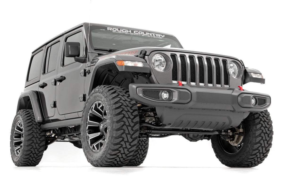 Rough Country - 2.5 Inch Lift Kit - Coils - M1R - Jeep Wrangler Unlimited 4WD (2024-2025) - 79744 for 2024 Jeep Wrangler - an
