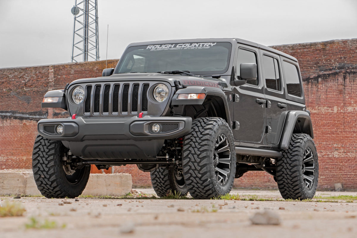 Rough Country - 2.5 Inch Lift Kit - Coils - M1R - Jeep Wrangler Unlimited 4WD (2024-2025) - 79744 for 2024 Jeep Wrangler - in