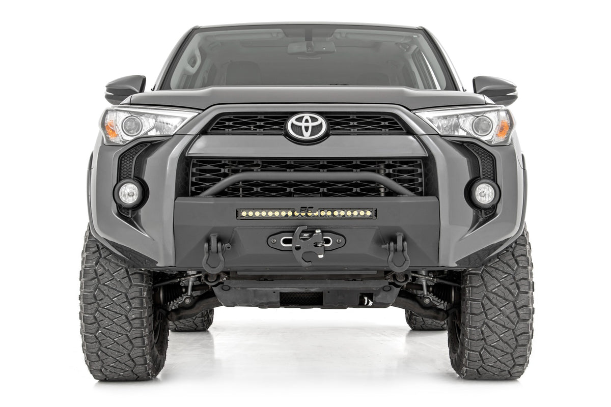 Rough Country - Front Bumper - Hybrid - 20" Blk LED - Amber - Toyota 4Runner 2WD/4WD (14-24) - 10746 by Rough Country - insta