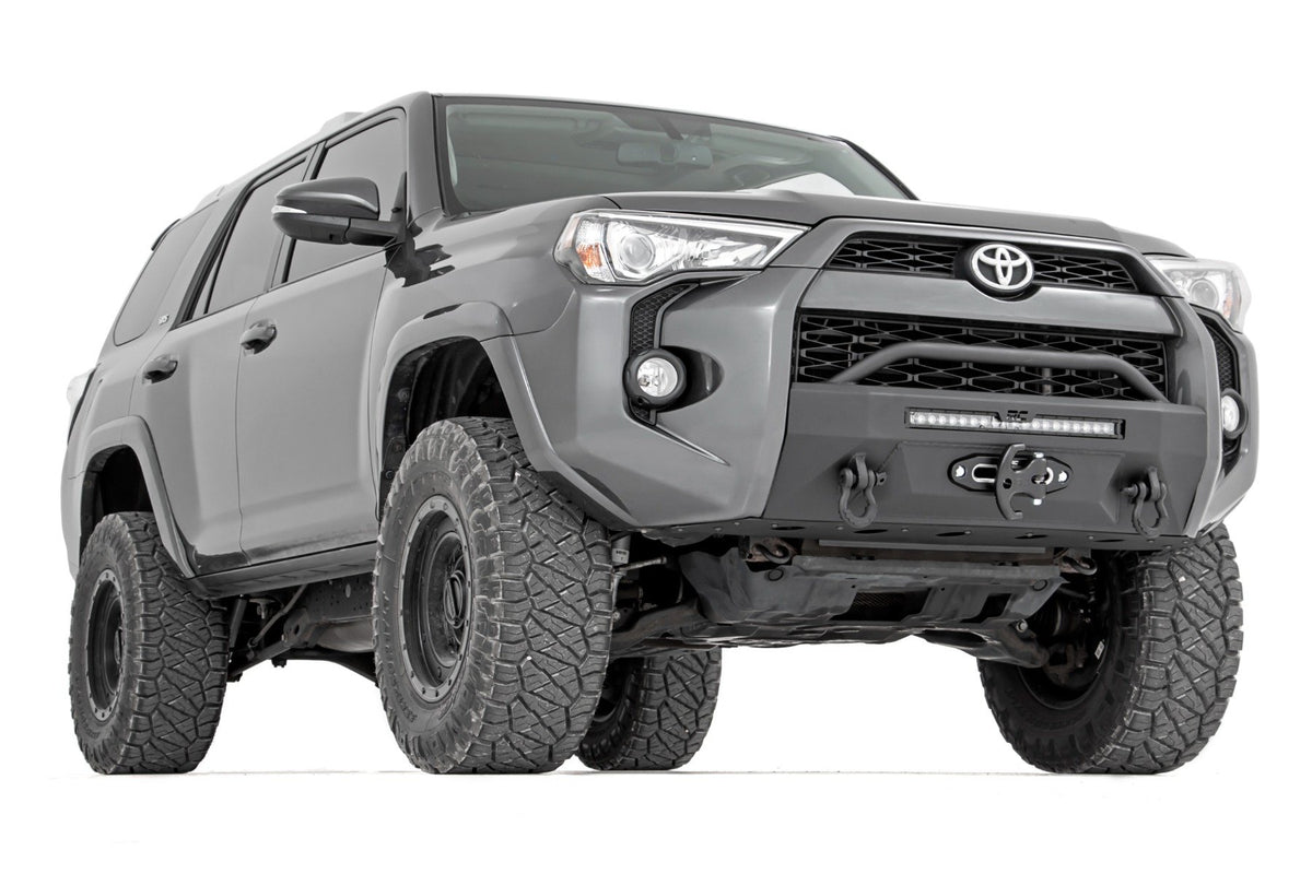 Rough Country - Front Bumper - Hybrid - 20" Blk LED - Amber - Toyota 4Runner 2WD/4WD (14-24) - 10746 by Rough Country - close