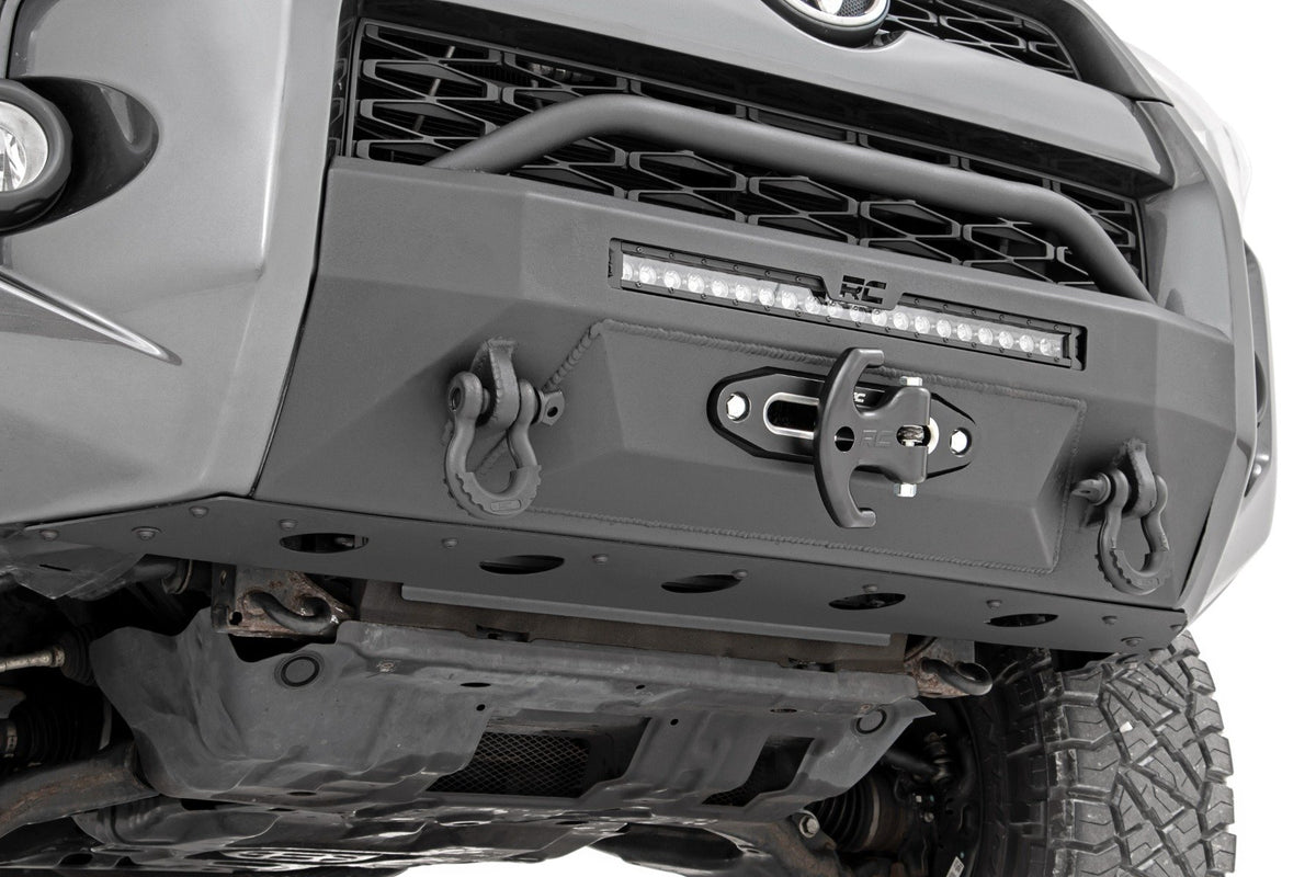 Rough Country - Front Bumper - Hybrid - 20" Blk LED - Amber - Toyota 4Runner 2WD/4WD (14-24) - 10746 by Rough Country - alter
