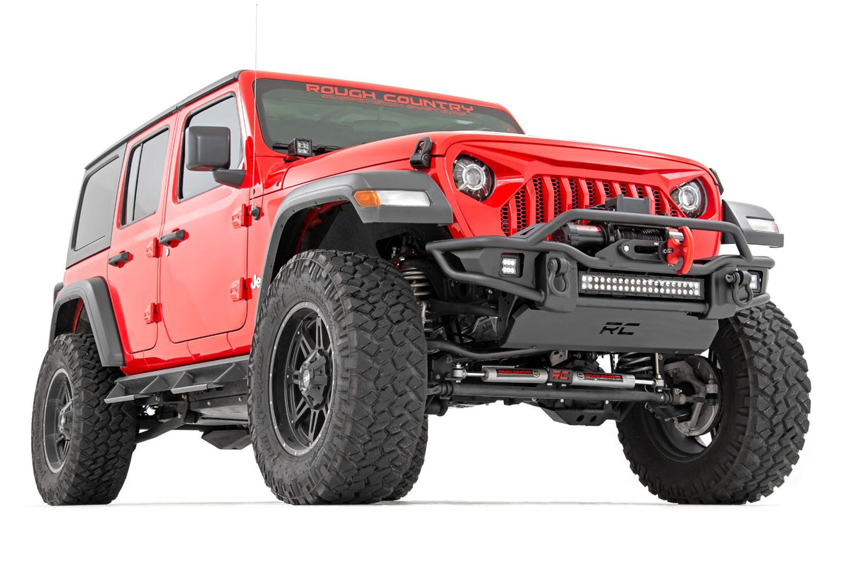 Front Winch Bumper | Tubular | Skid Plate | Jeep Gladiator JT/Wrangler JK &amp; JL/Wrangler Unlimited 