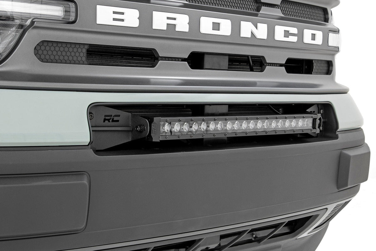 Rough Country - 20 Inch Black Series LED Light Bar - Single Row - 70720BL by Rough Country - angle view