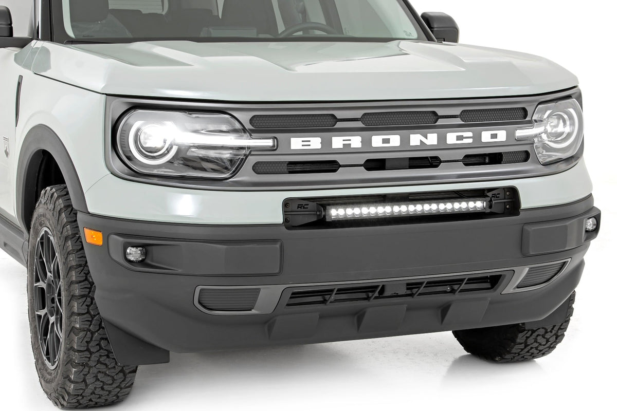 Rough Country - LED Light Kit - Bumper Mount - 20" Spectrum Single Row - Ford Bronco Sport (21-25) - 82036 for 2021-2023 Ford