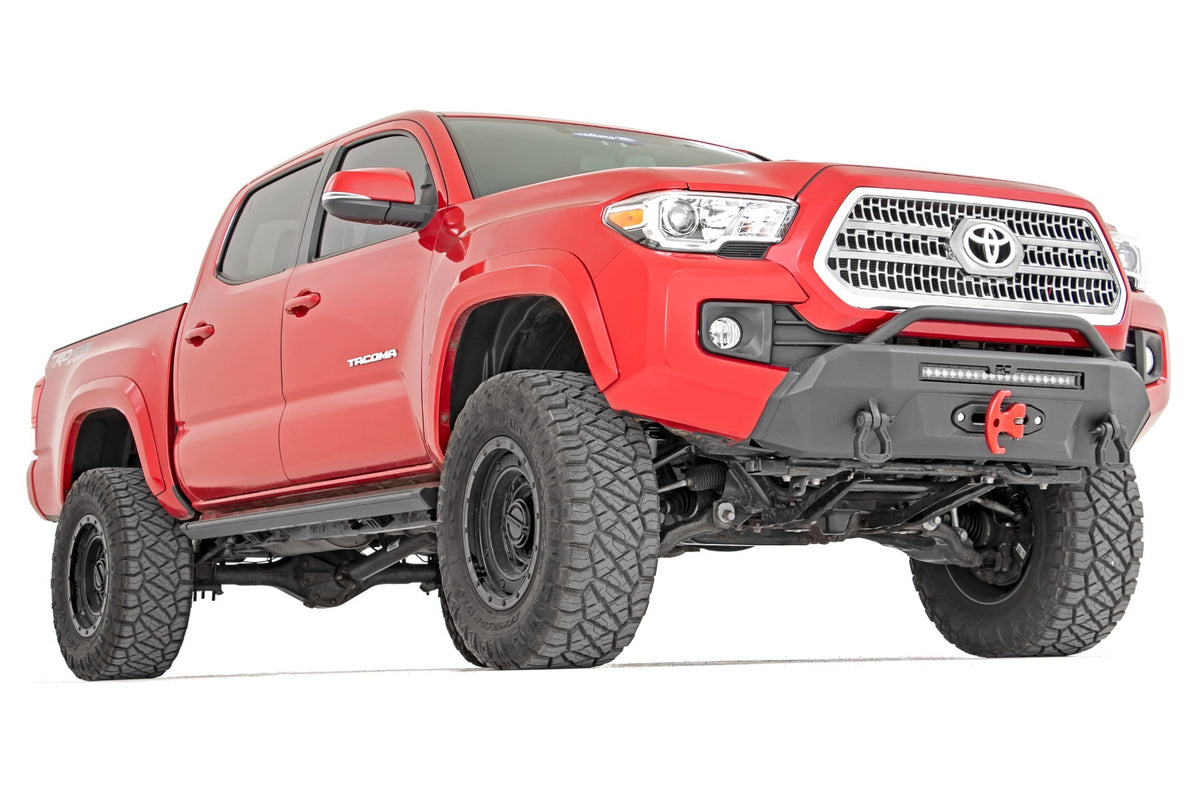 Rough Country - Front Bumper - Hybrid - 20" Blk DRL LED - Toyota Tacoma 4WD (2016-2023) - 10727 for 2016-2023 Toyota Tacoma -