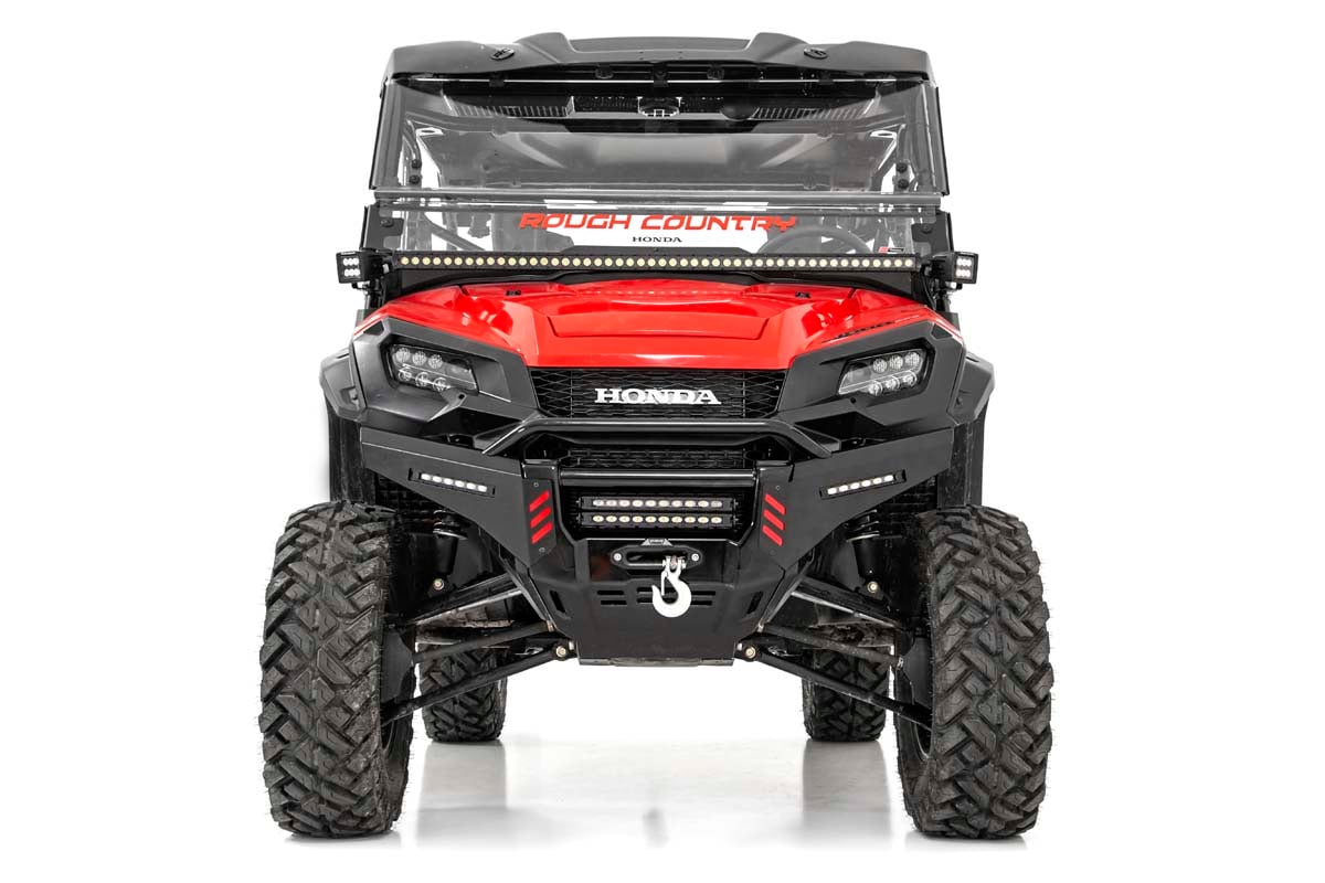 LED Light Kit | Cage Mount | 50&quot; Black Single Row | Honda Pioneer 1000 
