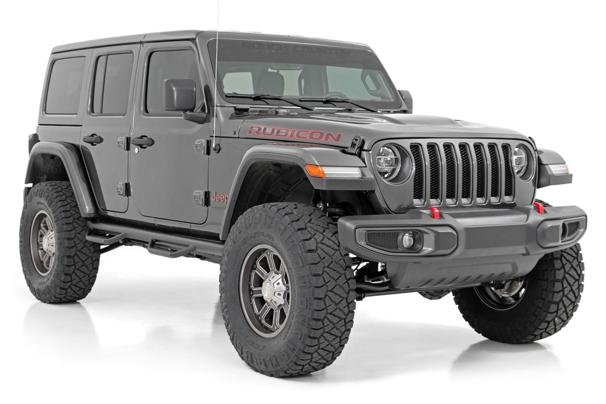 Rough Country - 3.5 Inch Lift Kit - Adj Lower - FR D/S - M1R - Jeep Wrangler Unlimited 4WD (24-25) - 91644 for 2024 Jeep Wran