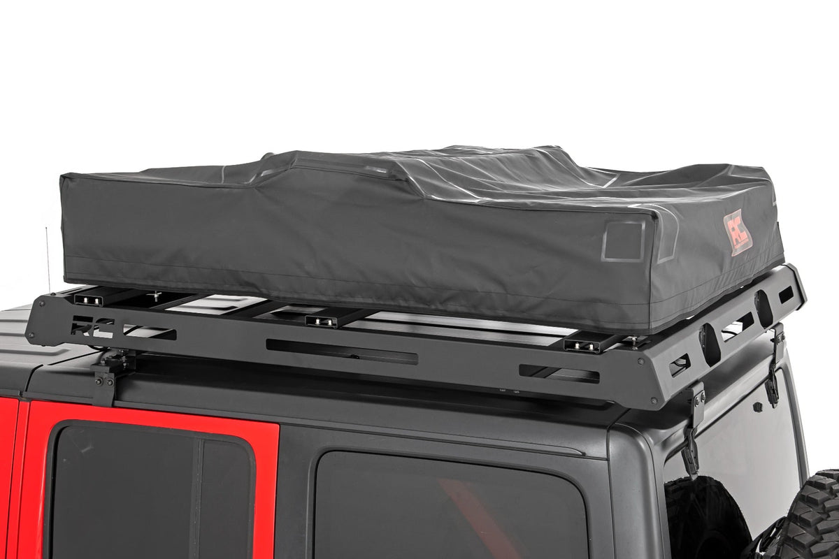 Rough Country - Roof Top Tent - Rack Mount - 12 Volt Accessory w/Ladder Extension & LED Light Kit - 99049 by Rough Country - 