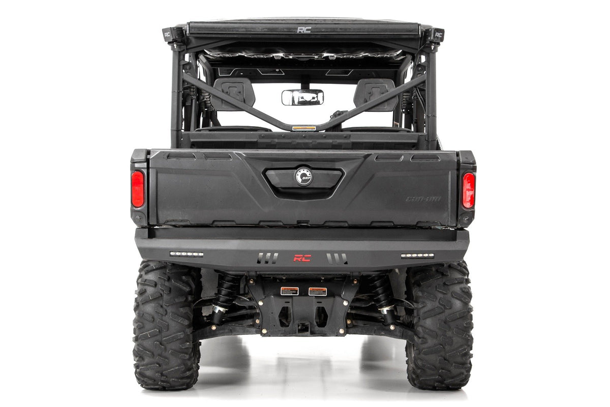 Rough Country - Bumper - Rear - 6" Black Slimline LED Pair - Multiple Makes & Models (Can-Am/Polaris) - 93059 for 2016-2023 C