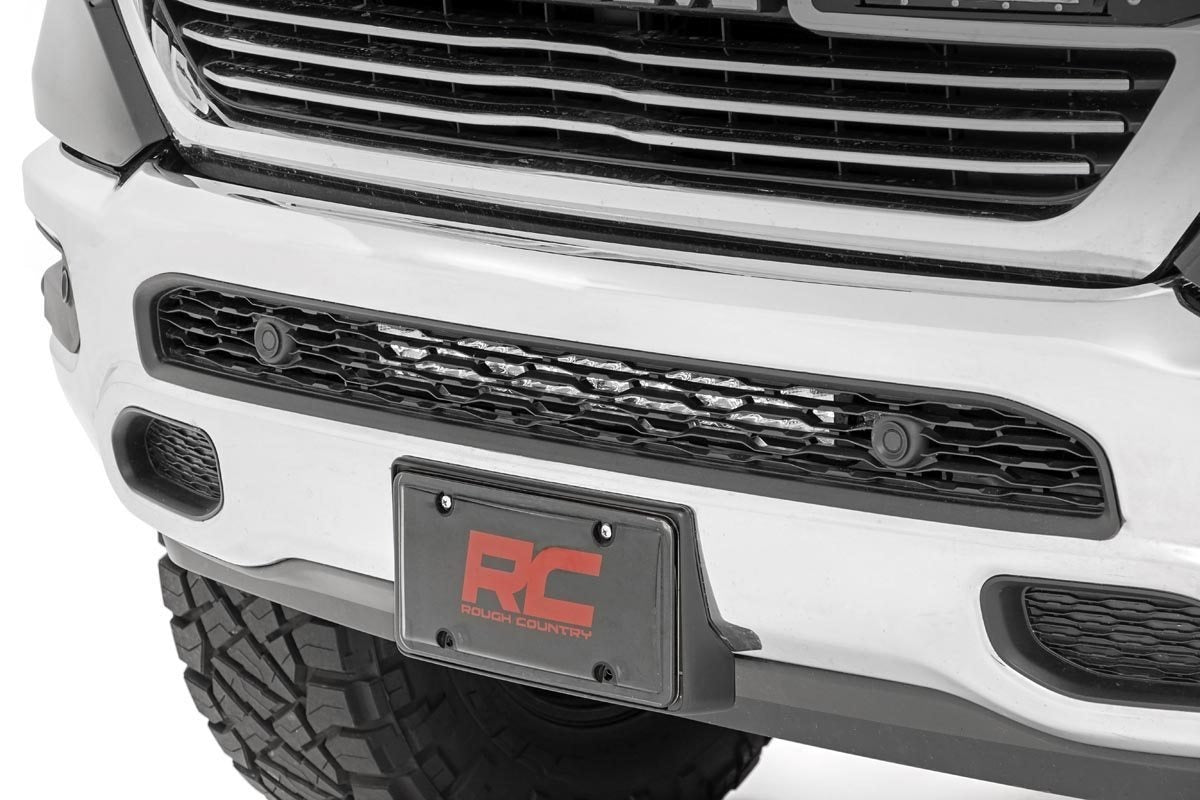 Rough Country - LED Light Kit - Bumper Mount - 20" Black Dual Row - Ram 1500 2WD/4WD (19-24) - 70779 by Rough Country - insta