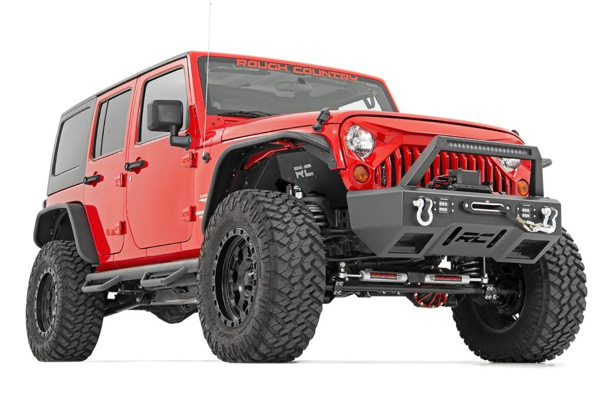 Rough Country - Fender Flare - Steel - Front - Jeep Wrangler JK/Wrangler Unlimited  (07-18) - 10531 for 2007-2017 Jeep Wrangl