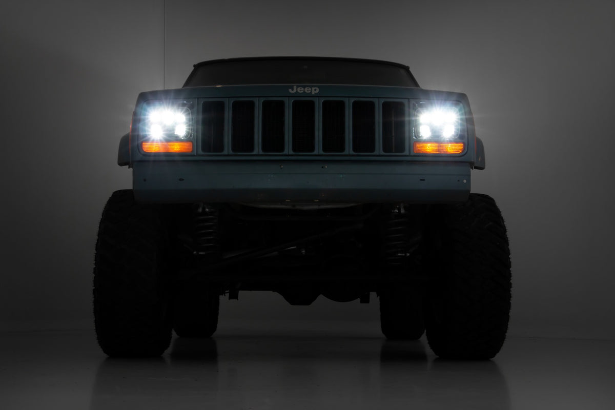 5&quot;x7&quot; LED Headlights | DOT Approved | Jeep Cherokee XJ 2WD/4WD (1984-2001)