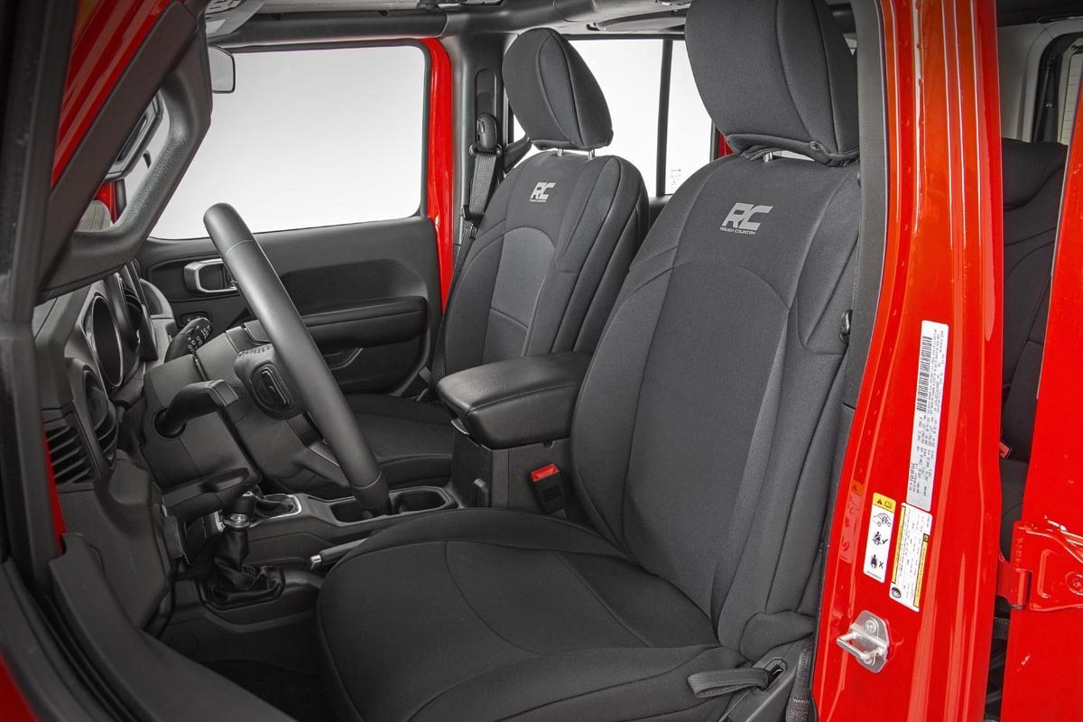 Seat Covers | Front and Rear | Jeep Wrangler Unlimited 4WD (2018-2024)