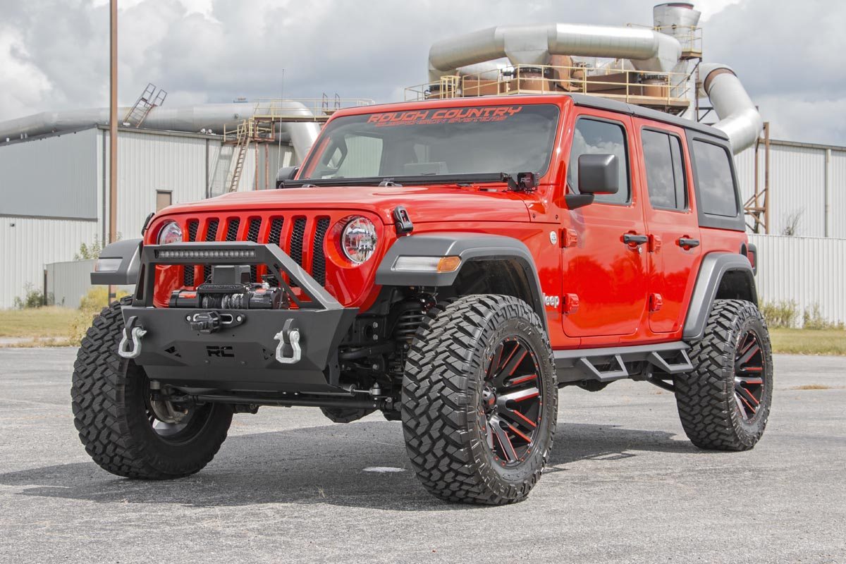 Rough Country - LED Light Kit - Cowl Mount - 50" Spectrum Single Row - Jeep Gladiator JT/Wrangler JL (18-25) - 80057 for 2018