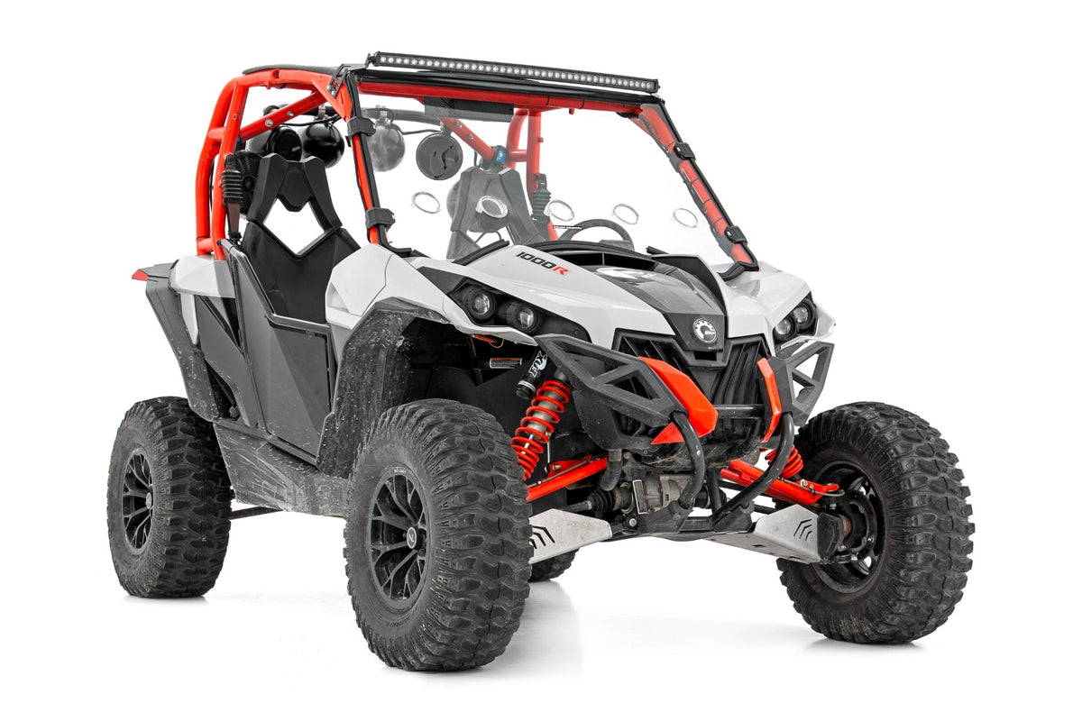 Rough Country - LED Light Kit - Front Mount - 40" Black Single Row - Can-Am Commander Max 1000 - 97040 for 2011-2018 Can Am C
