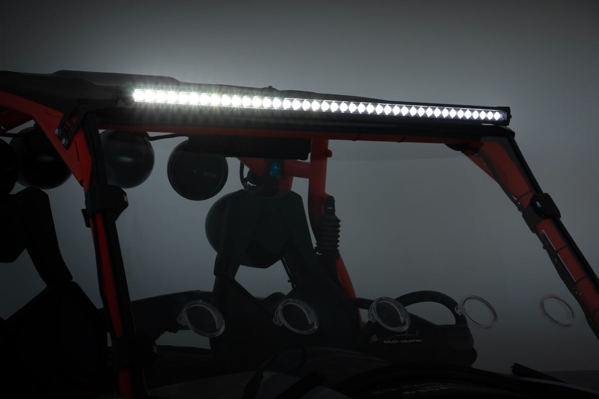 LED Light | Front Mount | 40&quot; Black Dual Row | Can-Am Commander 1000/Maverick