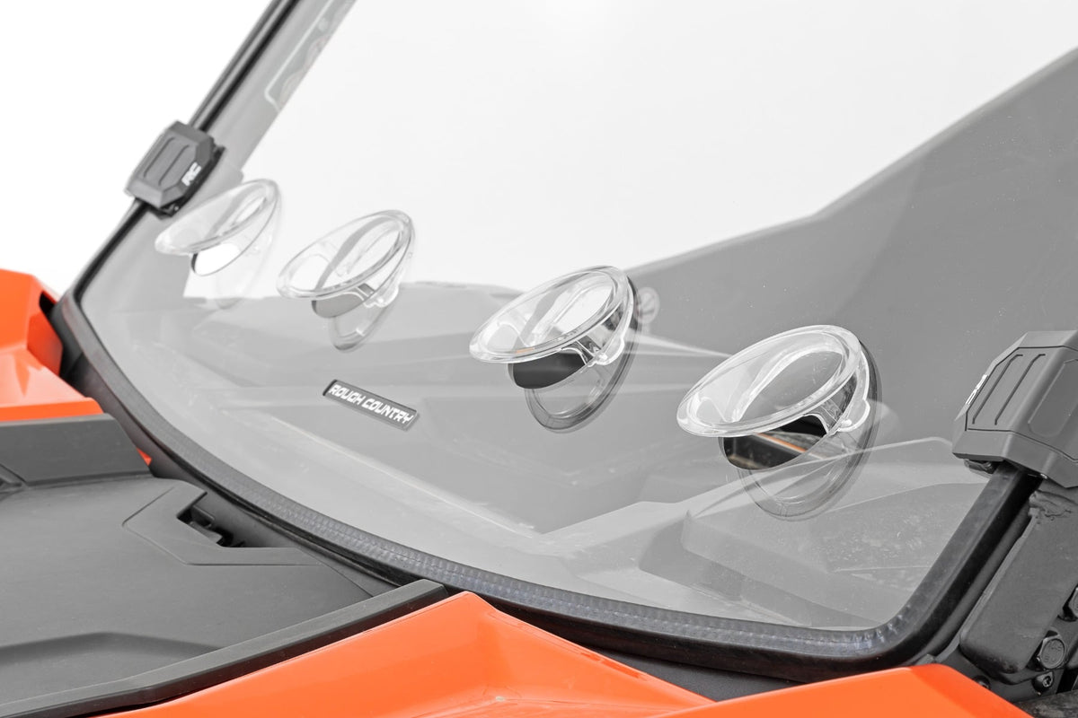 Rough Country - Vented Full Windshield - Scratch Resistant - Can-Am Maverick Sport 1000R - 98201930 by Rough Country - detail