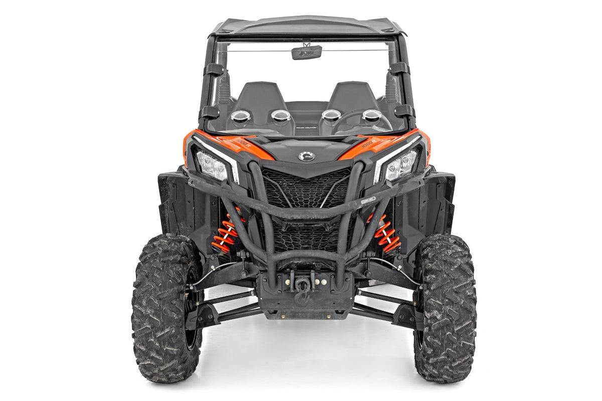 Rough Country - Vented Full Windshield - Scratch Resistant - Can-Am Maverick Sport 1000R - 98201930 by Rough Country - angle 